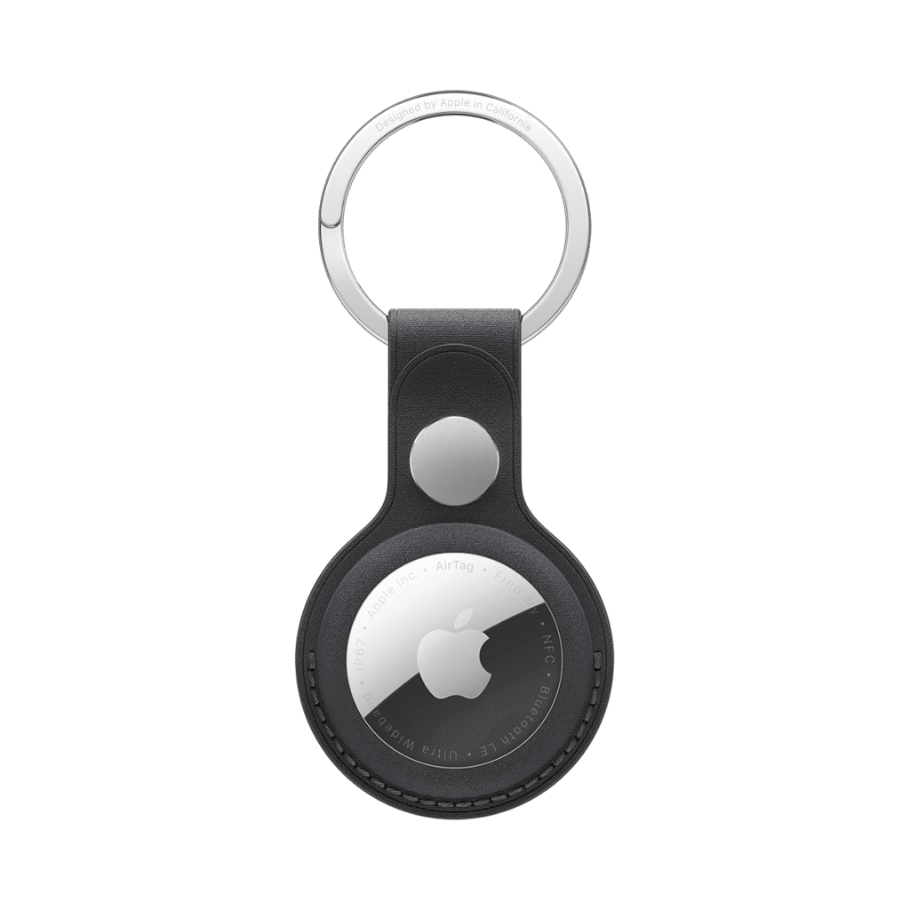 AirTag FineWoven Key Ring (Χρώμα: Black), μπροστά όψη