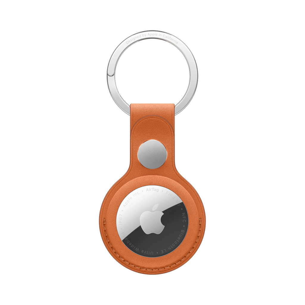 AirTag FineWoven Key Ring (Χρώμα: Fox Orange), μπροστά όψη