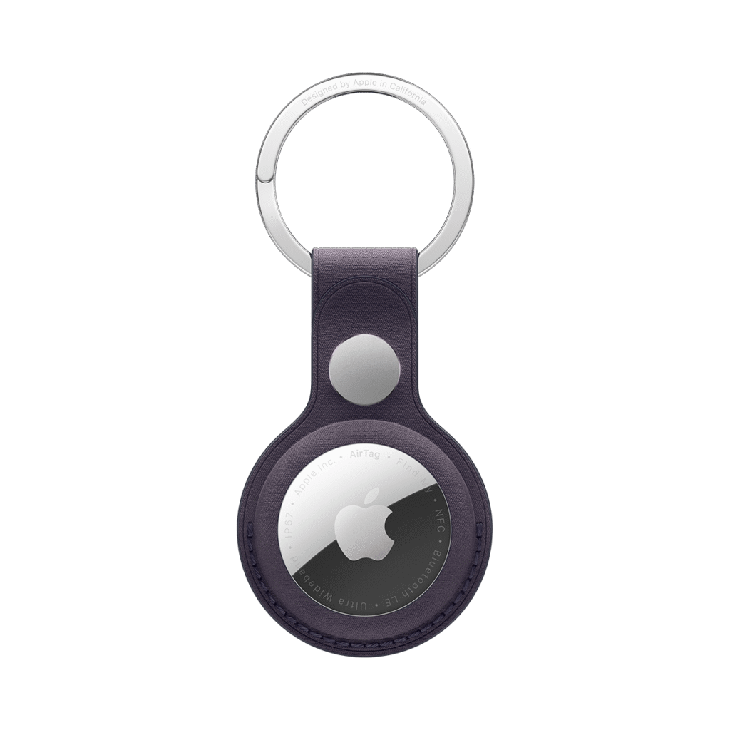 AirTag FineWoven Key Ring (Χρώμα: Midnight), μπροστά όψη