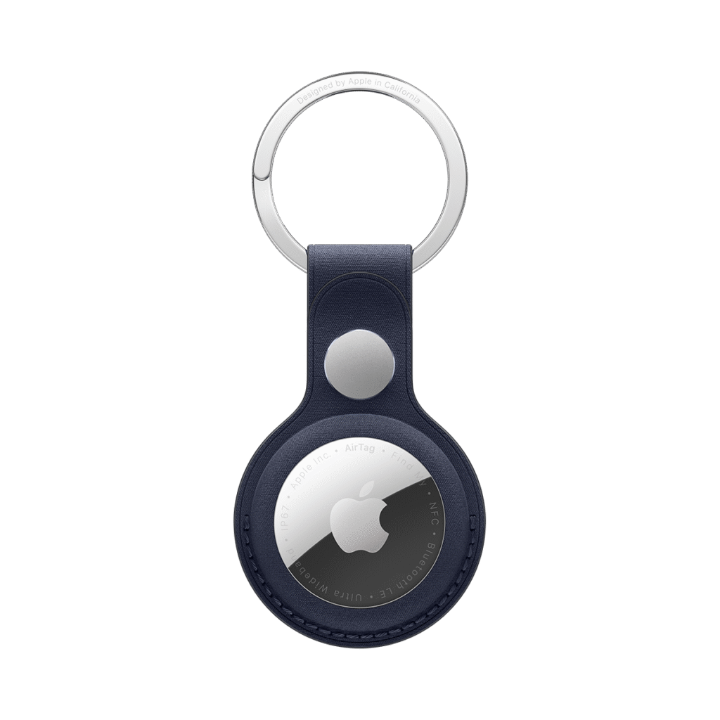 AirTag FineWoven Key Ring (Χρώμα: Navy), μπροστά όψη