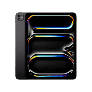 iPad Pro, πίσω όψη, Space Black, Pro σύστημα κάμερας, iPad Pro, μπροστά όψη, bezel μαύρης οθόνης, στρογγυλεμένες γωνίες, 13 ίντσες, M5 Chip, Wi-Fi