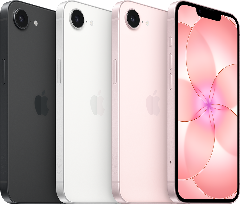 iPhone 17e, όλα τα χρώματα: black, white, soft pink