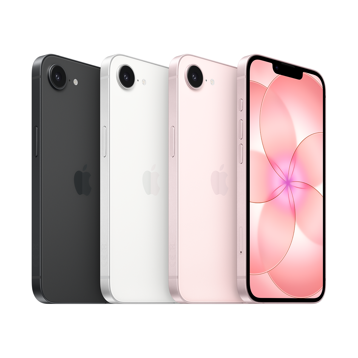 iPhone 17e, όλα τα χρώματα: black, white, soft pink